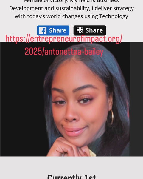 Entrepreneur Empact! Antonetta is Going in for the dive in this Journey